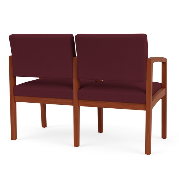 Lesro Lenox 2 Seat Tandem Seating W/ Arm, 44 in W 26 in L 31.5 in H LW2103 - main